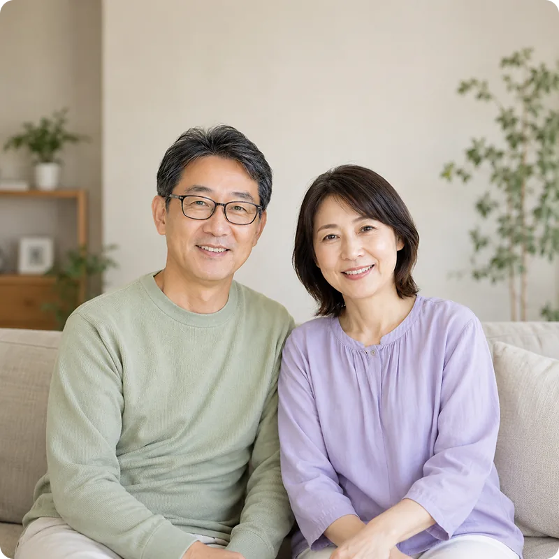 北摂エリアの50代ご夫婦