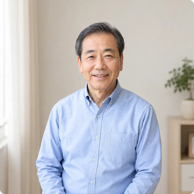 北摂エリアの60代男性
