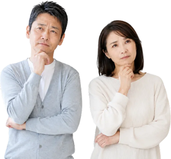 外壁や屋根の状態に悩むご夫婦